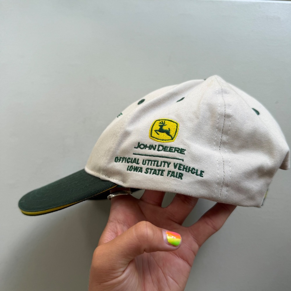 John Deere 2005 Collector Serie Hat Iowa State Fair Green White K-Products Gator - Picture 2 of 14